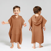 Zamlory hooded kids towel beach-poncho offering sun protection and cozy post-swim warmth