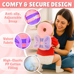Zanith head protector close-up highlights soft material and breathable padding
