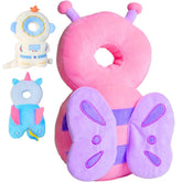 Zanith head protector front view with butterfly design provides gentle protection for crawlers
