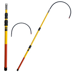 Zanvxt telescoping rescue pole extended for long reach and safer operation.