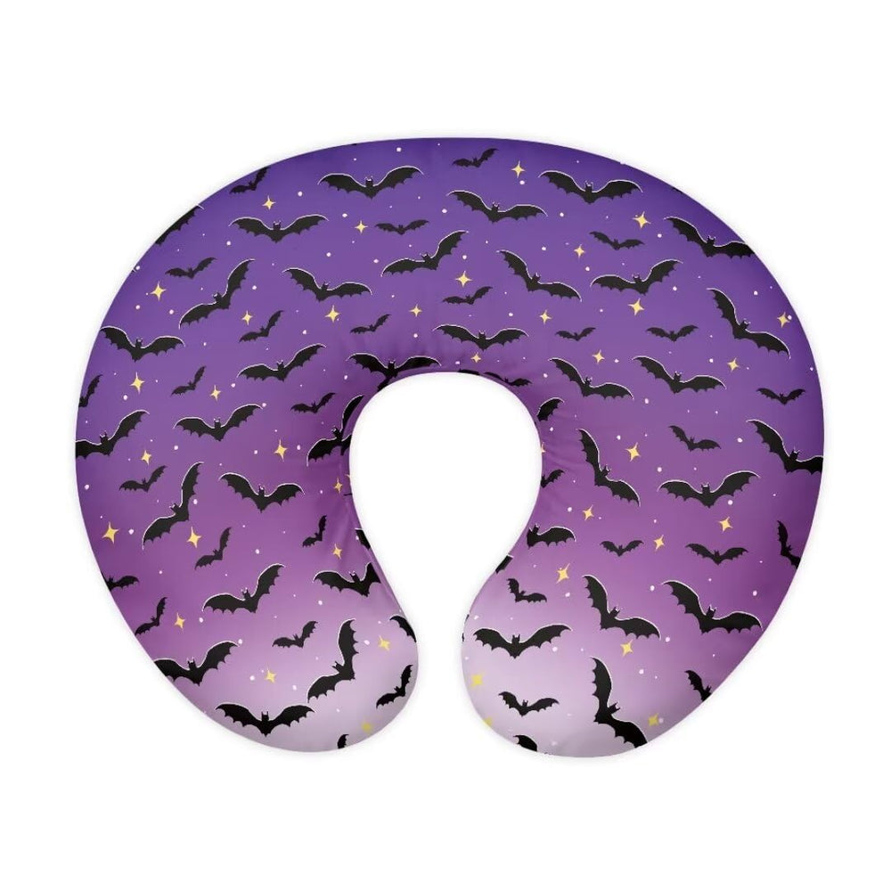 Zanxiantu Halloween Bat Boys nursing pillow cover front view, soft breathable fabric for infant comfort