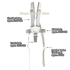 ZARPMA universal harness fits Tripp Trapp and Stokke chairs