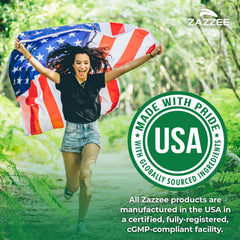 Zazzee Organic broccoli extract capsule highlighting natural ingredient.