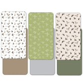 Zcargel Mallard Duck fitted sheet folded for quick setup