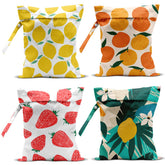 zcyxuuw 4-pack wet bags arranged for travel storage of swimwear and toiletries