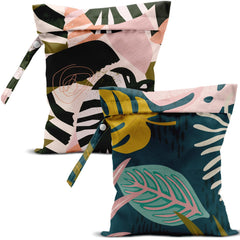 Zcyxuuw wet bag two-pcs set with handle for easy carrying.