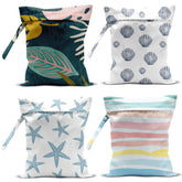zcyxuuw waterproof wet bag with starfish pattern for beach gear organization