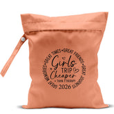 Zcyxuuw orange wet bag front view for waterproof storage and easy visibility