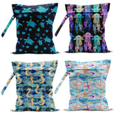 zcyxuuw wet bag for swimsuits four pack for beach days and organization.