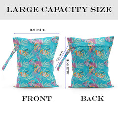 zcyxuuw wet dry bag with cheetah print design fits gym clothes.