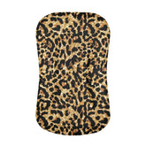 ZDCUSTOM bassinet sheets in brown leopard pattern for cozy, breathable sleep
