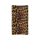 ZDCUSTOM brown leopard changing pad cover with a cozy pattern for a stylish nursery