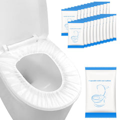Zeckzoin 20-pack disposable toilet seat covers for travel and hygiene