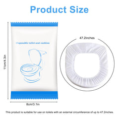 Zeckzoin individually packaged seat covers stay clean for quick restroom use