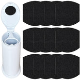 Zeekech activated charcoal core delivers strong odor absorption for diaper pails.