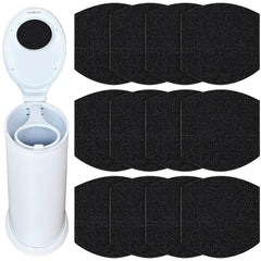 Zeekech activated charcoal core delivers strong odor absorption for diaper pails.