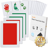 Zemiu baby handprint ink pad close-up with a clean touch surface for mess-free prints.