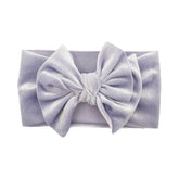 Zenarao light purple bow headband with wide turban knot for all-day comfort
