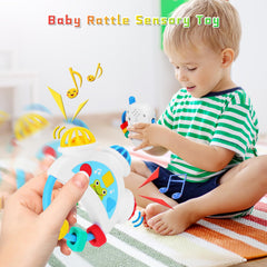 Zendstanding mini keyboard toy promotes auditory exploration and fine motor skills