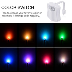 ZEZHOU toilet night light fixed on a single color for steady glow