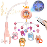 ZFSZSY crib mobile with music and lights soothes baby to sleep