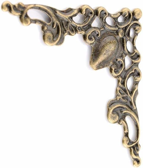 ZhangyiHot antique bronze edge corner protector guards frames while adding vintage charm.