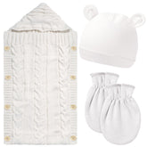 Zhanmai wrap blanket white closeup highlights soft acrylic warmth for chilly days.