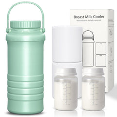 ZhiChu portable breast milk cooler shows 22oz capacity for all-day feeding storage.