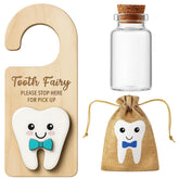 ZHLKHIOP blue tooth fairy door hanger on door, easy nightly setup.