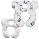 ZHOMA Baby Travel Pillow in car seat, soft U-shape support for naps