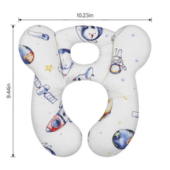 ZHOMA Baby Travel Pillow in stroller provides gentle neck support on walks