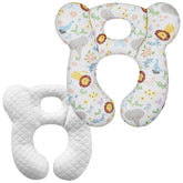 ZHOMA baby travel pillow in U-shape supports gentle neck rest during car rides.