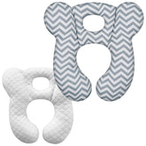 ZHOMA baby travel pillow with U-shape provides comfy head support for car journeys.