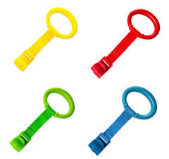 Zhongyifan Baby Pull Up Rings on playpen assembly for easy setup