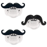 Zhovee gentleman mustache pacifier set, ideal baby shower gift.
