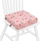 Zicac portable booster seat at dining table for comfortable family meals.