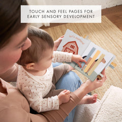 ZICOTO soft book crinkle pages stimulate touch and curiosity during play.