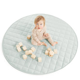 ZICOTO stylish baby play mat close-up cotton texture for soft, safe play