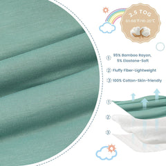 ZIGJOY arms-up swaddle design enabling comfortable arm movement