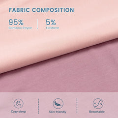 ZIGJOY Shark-Fin 0.5 tog bamboo swaddle, breathable fabric for temperature regulation.