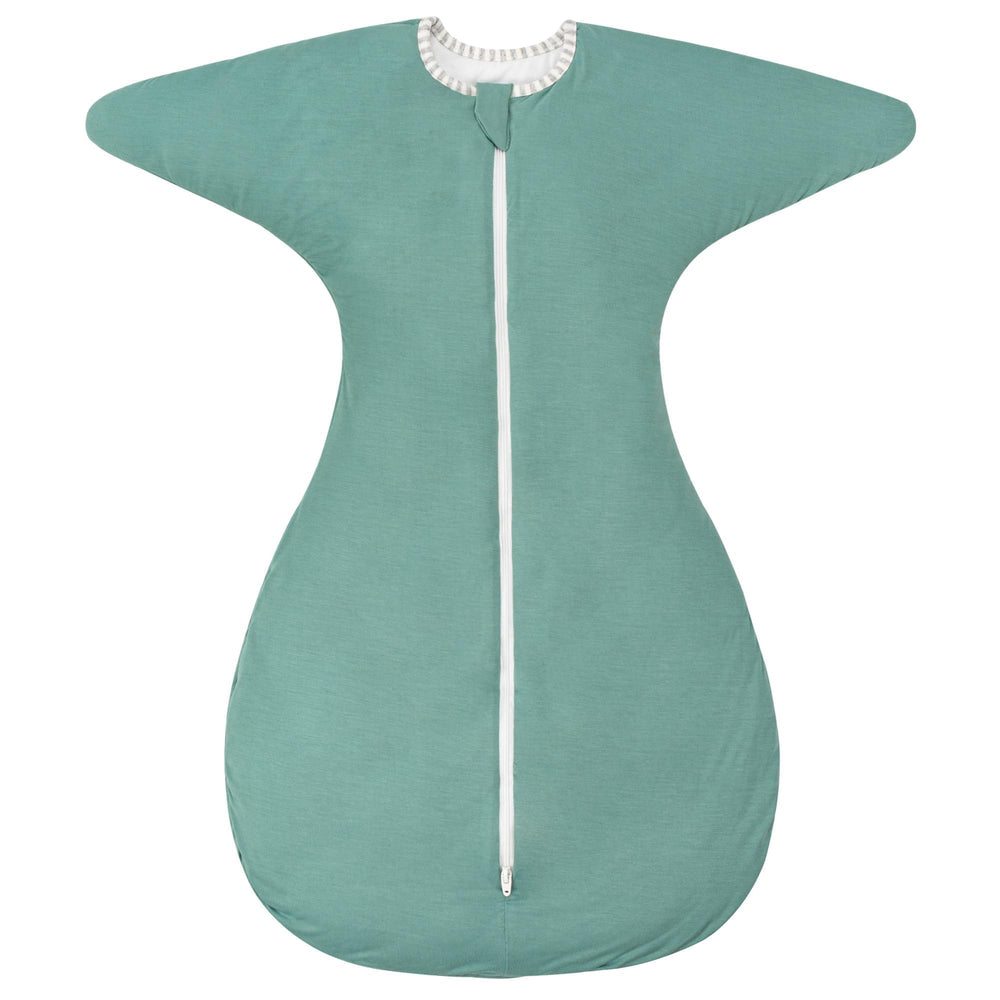 ZIGJOY shark-fin transition swaddle mint for newborn sleep