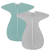 ZIGJOY Shark-Fin swaddle sleeves support secure sleep with breathable fabric.