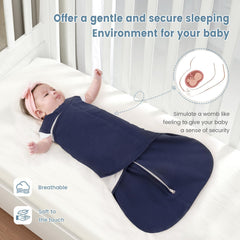 ZIGJOY Sleep Sack Swaddle arms-out-use demonstrates flexible sleep positioning.
