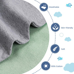 ZIGJOY Sleeved transition swaddle with 2-way zipper aids quick diaper changes.