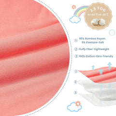 ZIGJOY two-way zipper swaddle for easy diaper changes and secure sleep