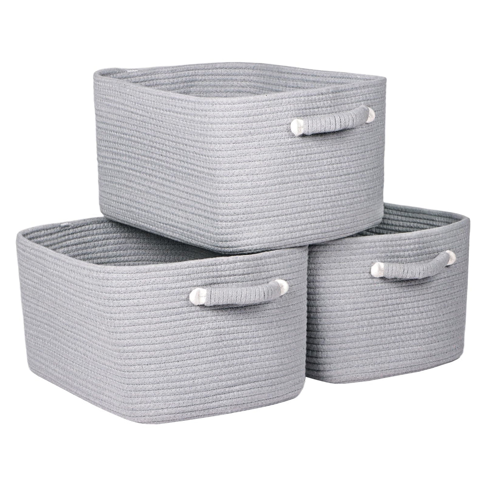Zilink rope basket with large capacity for towels and daily essentials.