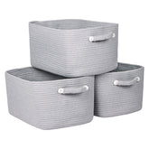 Zilink rope basket with large capacity for towels and daily essentials.