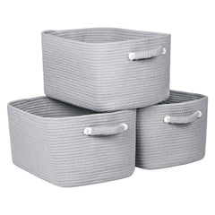 Zilink rope basket with large capacity for towels and daily essentials.