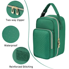 ZIOZERTT breastmilk cooler bag includes two ice packs for reliable cooling.