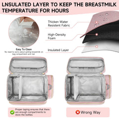 ZIOZERTT Spectra bag front pocket with mesh cover prevents slips.